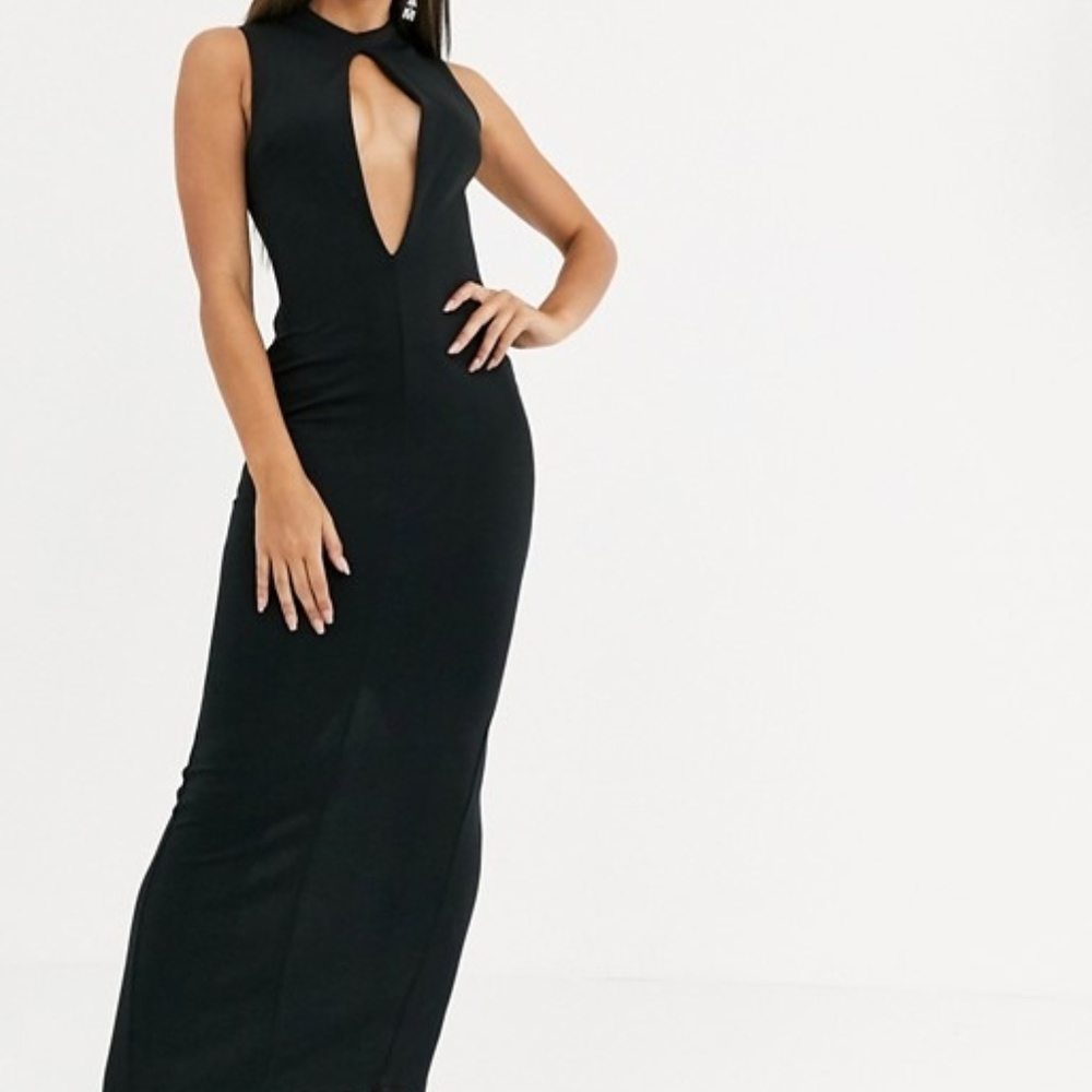 ASOS slash front maxi dress
